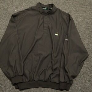 Masters Collection 1/4 Snap Button Windbreaker Golf Jacket Sz XL ONE FLAW